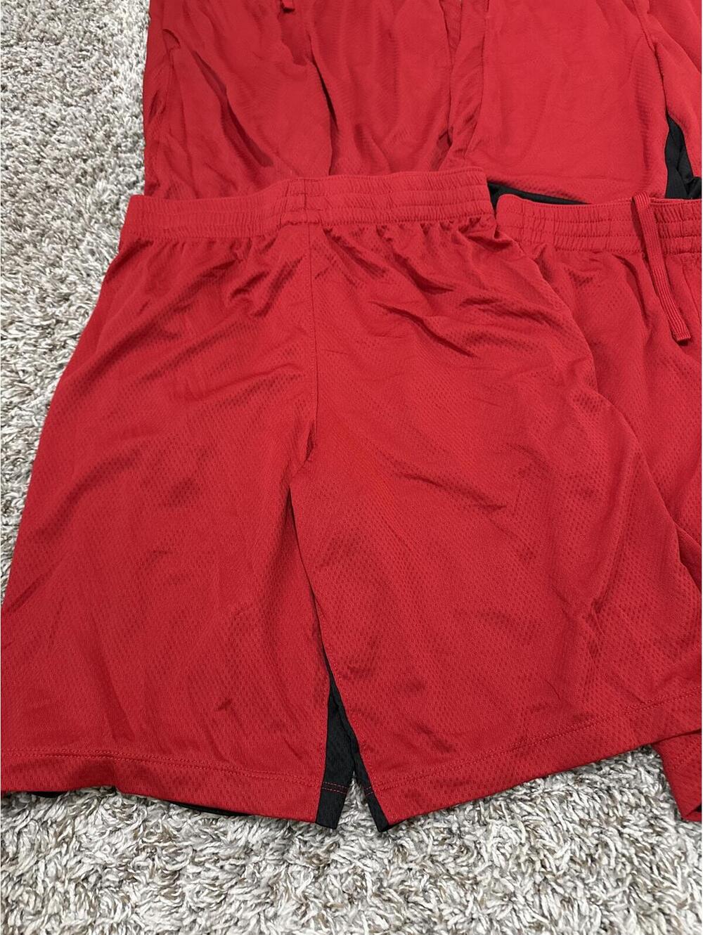 Nike Kids Red Black Basketball Active Dri-FIT Shorts XL Lot of 6 Bundle - Picture 4 of 5